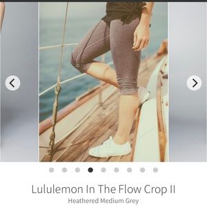 Lululemon In The Flow Crop II Leggings
